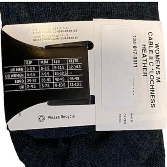Smartwool women's cable...o wool performance socks - Picture 9 of 9